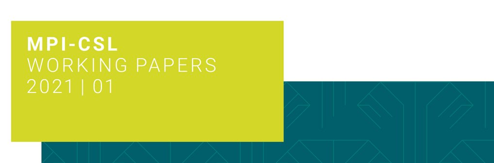 Logo/teaser: News, MPI-CSL Working Papers 2021 | 1
