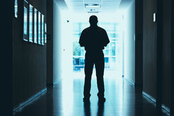 man in prison